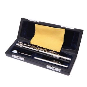 10X(S3 LADE Piccolo Ottavino Half-size Flute Silver Plated C Key Cupronickel)