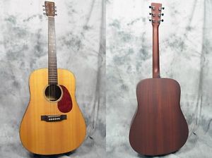 MARTIN / DM Beige Acoustic guitar w/ Hard case Right hand From JAPAN #U697