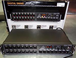 Behringer S16 Digital Audio Snake Midas Preamps I/O Box S-16 - NO RESERVE