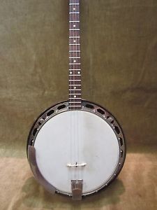 VINTAGE 1970 GIBSON TB 100 TENOR BANJO BIRDSEYE MAPLE W/CASE & FREE US SHIPPING!