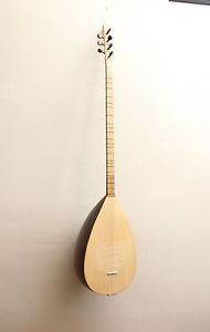 Professional High Quality Baglama - Long Neck Saz - Carved Mulberry