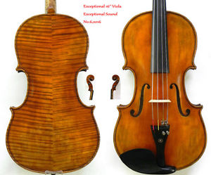 Surprisingly Exceptional Sounding 16'' Viola!Master's Own Work!No.5,2016