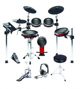 Alesis Crimson Mesh Electronic Drum Kit Upgraded