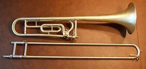Vintage King 605 F-Attachment Trombone – Refurbished, Custom Brushed Finish
