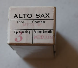 Meyer Brothers New York 3M Medium Alto Sax Mouthpiece -Original -In box