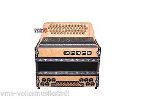 Steirische Harmonika Alpen Natur Birke Rustikal B es as des