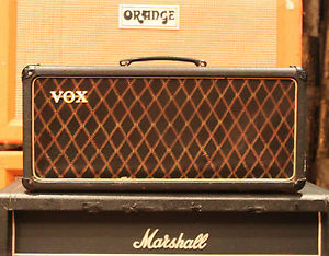 Vintage 1965 Vox AC50 Big Box Square Black & Grey Panel Amplifier Head
