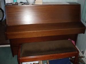 Chappell upright piano c. 1970 with double stool
