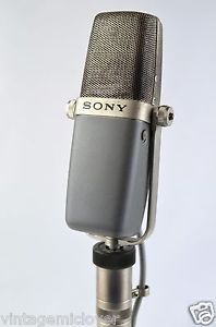 1968 MADE RARE SONY C-38 (C-37FET)  VINTAGE CONDENSER MICROPHONE MIC