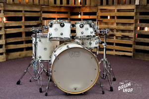 DW Satin White Design Series Drum Set