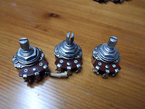 Vintage 1964 Fender Stratocaster Pots 250K Potentiometers