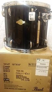 NEW Pearl MCX Piano Black Maple 16x14 Tom Drum Optimount SAME DAY Worldwide Ship