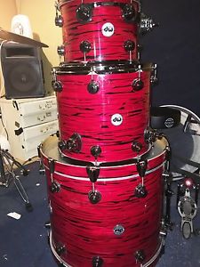 DW Collectors series drum kit, Lava Strata Red immaculate.
