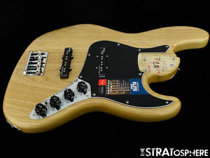 LOADED 2016 Fender American Elite Jazz BASS BODY American Guitar Natural Ash