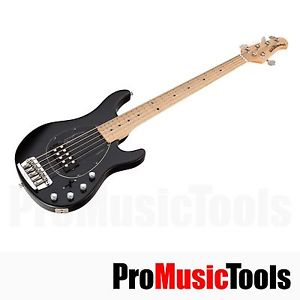 Music Man USA Sterling 5 BK - Black MN * NEW * musicman bass bongo stingray