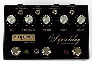 Empress Superdelay Vintage modified Delay Effects Pedal