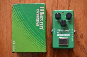 Maxon OD-808 Overdrive Vintage Guitar Effects Pedal - Ibanez TS808 Tube Screamer