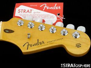 Fender USA Custom Shop American Custom Stratocaster NECK + TUNERS Strat Maple