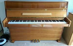Weber Upright Piano Natural Walnut Finish