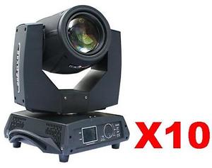 10pc New 200W DMX Yodn 5R Beam moving head light +5 Dual Case Free Posted by DHL