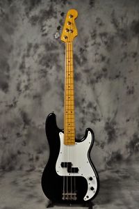 Fender Japan / PB57-70 Black Electric bass w/ Soft case Right hand #U666