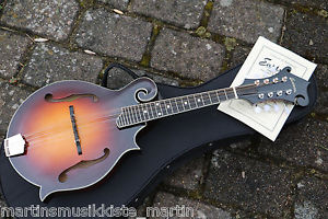 NEU Eastman MD515 sunburst F-Style Mandoline Bluegrass Folk vollmassiv mit case
