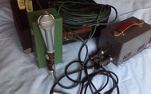 Vintage Russian Tube Microphone Lomo 19A9.#16 Complete original factory set!MINT