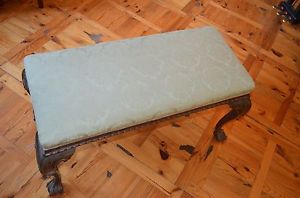 Antiker alter Klavier Hocker Flügel Bank piano Bench Flügelbank für Stutzflügel