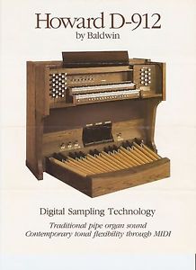 Baldwin D912 Two Manual Digital Organ with MIDI