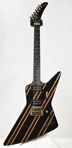 Gibson EXPLORER STRIPE Black Electric guitar w/ Hard case Right hand #U603