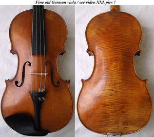 RARE OLD GERMAN MITTENWALD VIOLA  - VIDEO - BRATSCHE 中提琴 альт ビオラ VIOLIN 310