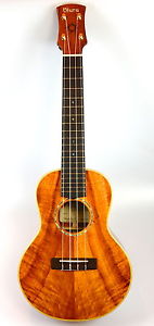 Uluru Pukana La II Concert Ukulele, massives Koa, handgebaut