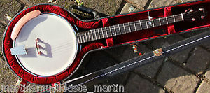 NEU Nechville Banjo 5S USA Moonshine Excelsior dlx tubaphone tonering case