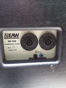2 EAW SB 180 Single 18 Sub-Woofer