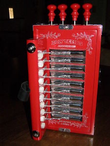 CAJUN ACCORDION HAND MADE BON TEMPS BY JUDE MOREAU