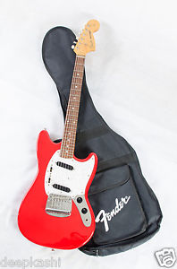 [Rare[Excellent] Fender Japan MUSTANG MG66 TRD W/gig bag #HM08