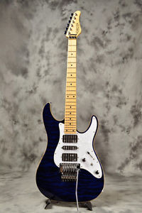 Schecter SD-2-24-AS See Thru Blue w/SoftCase FreeShipping From Japan Used #G373