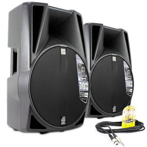 2x dB Technologies Opera 715DX 15" Active Disco DJ Speakers Band PA Stage System