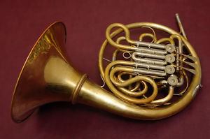 PAXMAN MODEL-25AGD New World Full Double Horn Used w / Backpack Type Bag