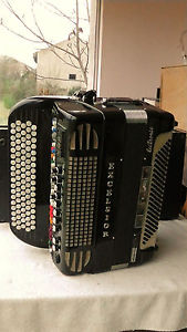Accordéon Chromatique Excelsior + Excelsior Aut. Walking Bass - Rhythms + Pedale
