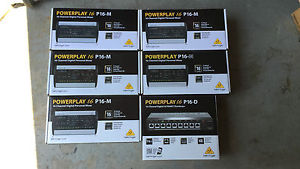 Behringer P16-M Personal Monitor Mixer System - 5x P16-M 5x P16-MB 1x P16-D