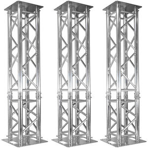 3x Professional DJ Club Lighting Truss Exhibition Stands Disco Light Plinths