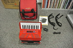 ROLAND FR-1X Akkordeon  ROT RED  V-Akkordeon Accordeon FR 1 X