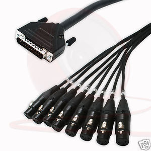 25 Pin D Sub per Femmina XLR cavo. Seriale db-25 MOGAMI Multicore Serpente