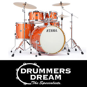 Brand New TAMA Silverstar 5pce Bright Orange Sparkle Drum kit with Hardware set