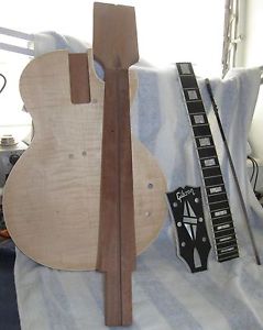 PROJECT-LP BODY-59 DIMENSIONS-MAHOGANY/MAPLE--+neck, board,overlay,TR