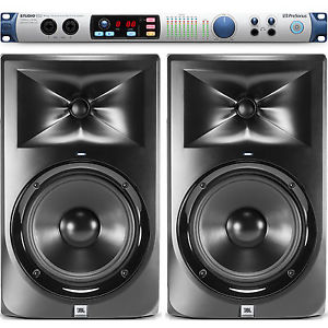Presonus Studio 192 USB 3.0 Audio Interface with 2x JBL LSR 305 Active Monitors