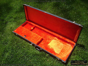 Vintage 1962 1963 Fender "No Logo" Black Case Stratocaster Telecaster Jazzmaster