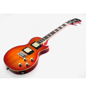 Risa LP432 - Ukulele électrique tenor cherry sunburst (+ housse)
