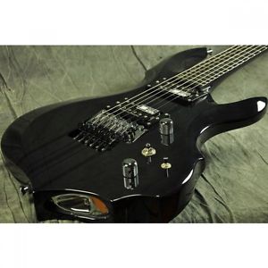 EDWARDS E-FR-130GT SeeThru Black Guitar USED w/Softcase FREE SHIPPING #I714